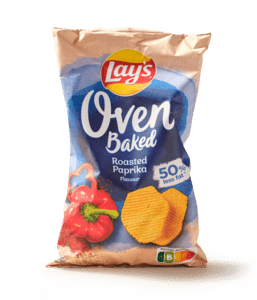 Oven baked paprika chips