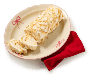 Meringuegebak met passievruchtcurd