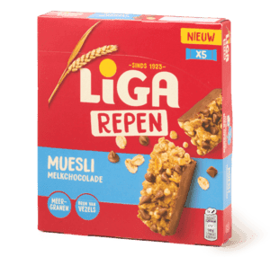 Mueslirepen Melkchocolade 5x