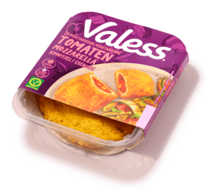 Vega schnitzel tomaat-mozzarella