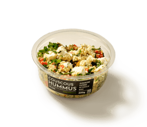 Salade couscous hummus