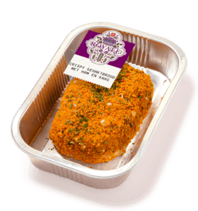 Crispy gehaktbrood ham-kaas