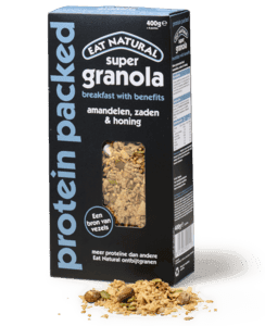 Granola amandel zaden honing