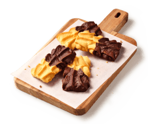 Roomboter choco spritsen