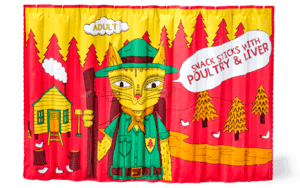 Snacksticks met gevogelte en lever