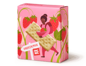 Yoghurtbiscuit aardbei