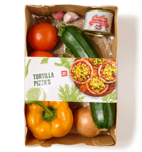 Verspakket tortilla pizza kids