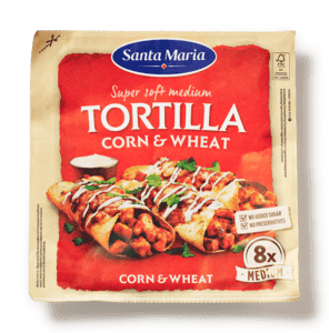 Tortillawraps corn & wheat medium