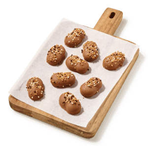 Slagroomtruffels melk hazelnoot crisp