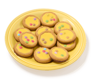 Lentekoekjes met melkchocolade