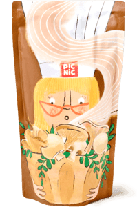 Romige bospaddenstoelensoep