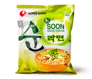 Instant noedels groente