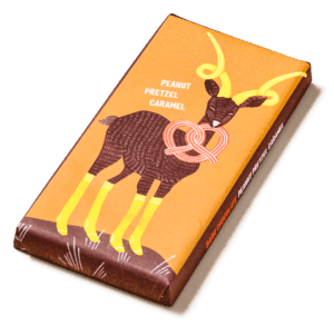 Pinda pretzel karamel