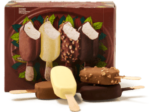 Mini chocolade-ijsjesmix