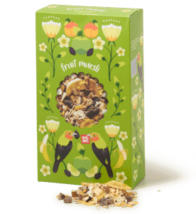 Muesli met gedroogde vruchten