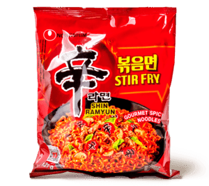 Instant noedels shin ramyun roerbak
