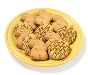 Paaskoekjes met laagje chocolade