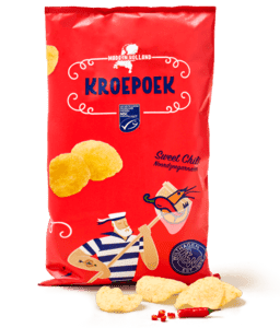 Kroepoek garnalen 9% msc aw sweet chili