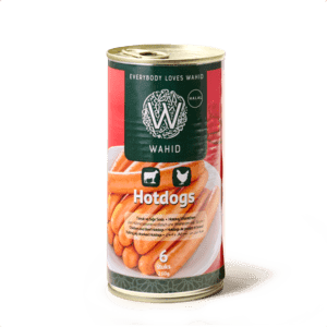 Wahid Halal rund en kip knakworst 250 gram