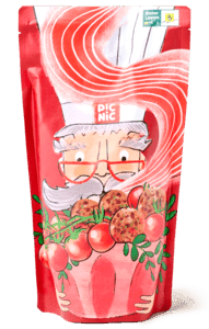 Gevulde tomatensoep met ballen