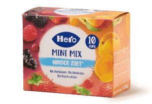 Jam mini mix assorti minder zoet