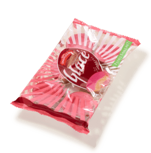 Glacé roze koeken mini