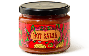 Salsa dip hot