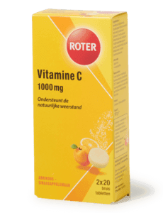 Vitamine C sinaasappel & abrikoos 1000mg bruistabletten