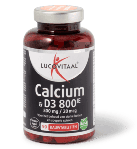 Calcium 500mg + D3 20mcg kauwtabletten
