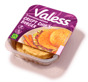 Vega crispy chicken style burger