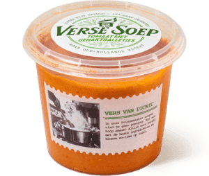 Verse tomatensoep met balletjes