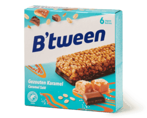 Mueslireep gezouten karamel