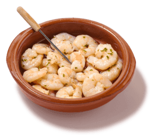 Garnalen in citroen marinade