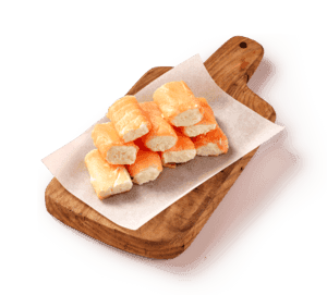 Zalmrolletjes gevuld met roomkaas