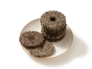 Lentekransen met chocoladeglazuur