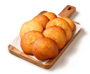 Verse mini-eierkoeken