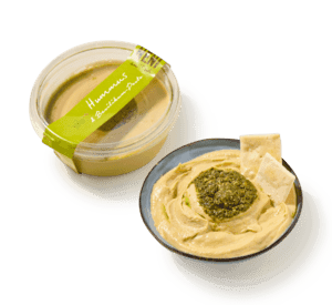Basilicum pesto hummus