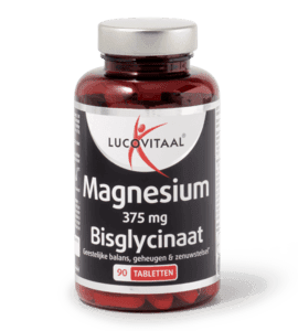 Magnesium 375mg bisglycinaat tabletten