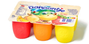 Banaan aardbei abrikoos