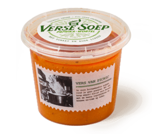 Verse vegan paprika-wortelsoep