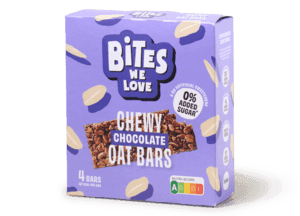 Chewy oat bar chocolate