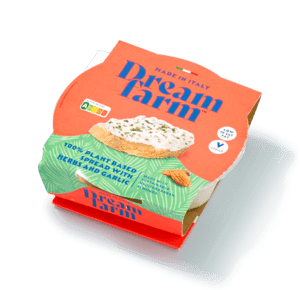 Plantaardige mozzarella spread met kruiden