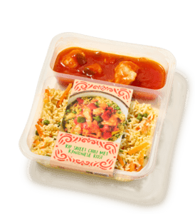 Kip sweet chili met kantonese rijst