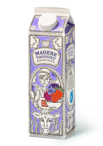 Magere bosvruchtenyoghurt