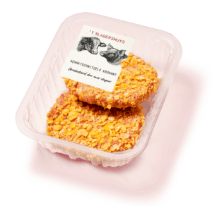 Gehaktschnitzels krokant