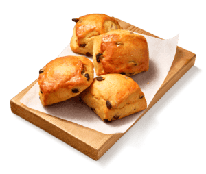 Scones met rozijnen