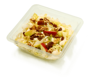 Groene salade witlof appel