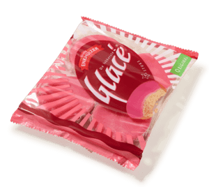 Glacé roze koeken