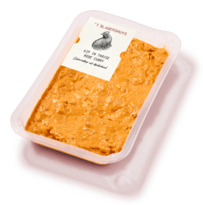 Thaise stijl rode curry met kip