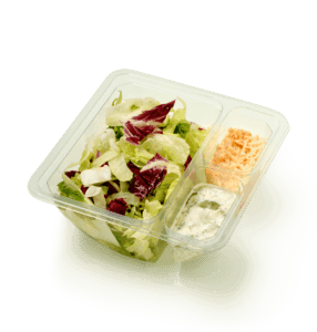 Groene salade rauwkost groentespread